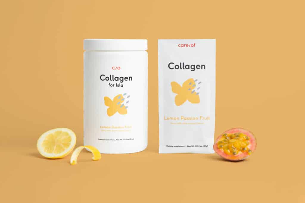 care of Lemon Passion Fruit Collagen Powder